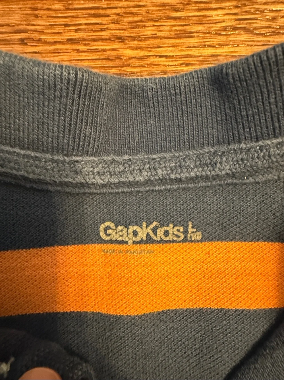 Size L/10 boys bundle of 2 Gap Kids short sleeve polo shirts.